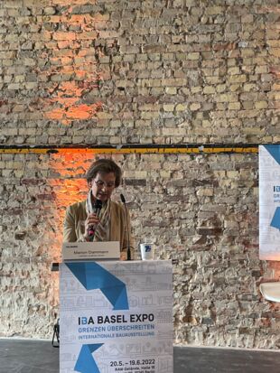 Marion Dammann lors de l'IBA Expo Berlin