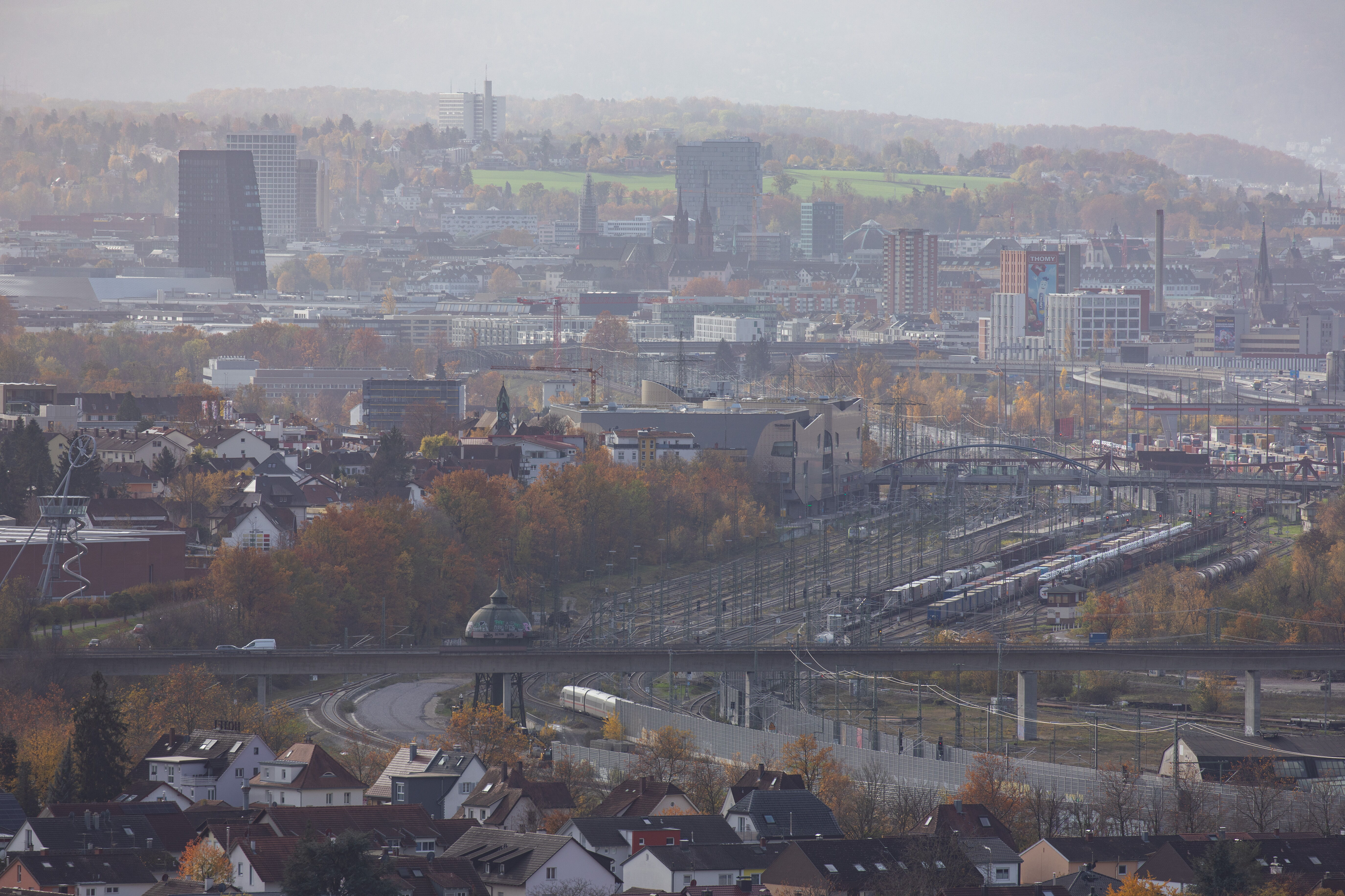 Aussicht von Ötlingen Weil am Rhein ©Julien Kauffmann
