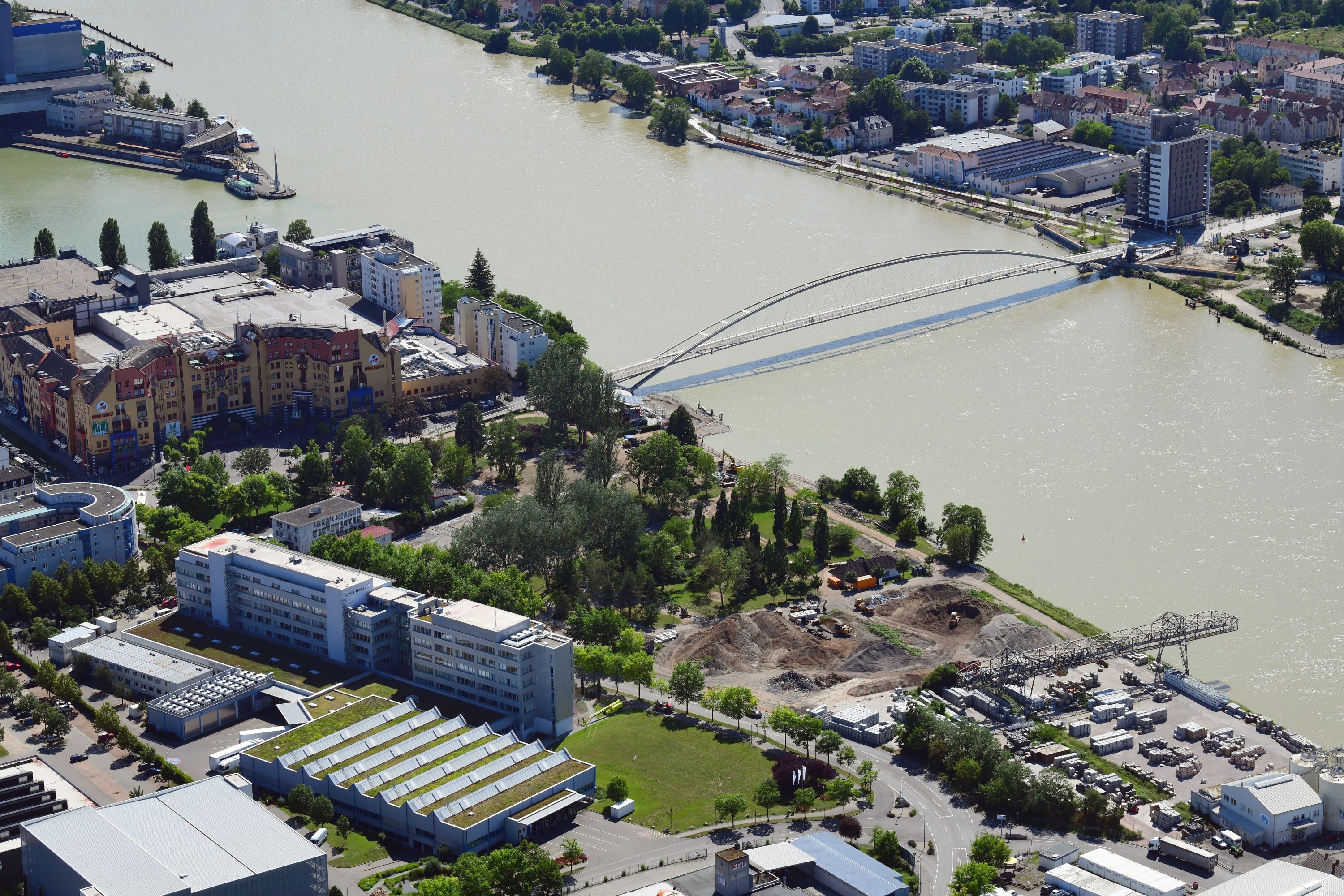 Blick auf Baustelle in Weil am Rhein, © Weil am Rhein, Erich Meyer, Hasel
