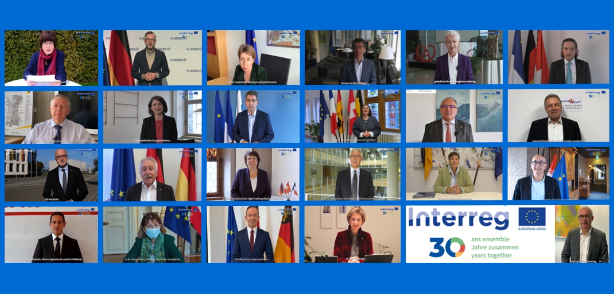 Videobotschaften 30 Jahre Interreg